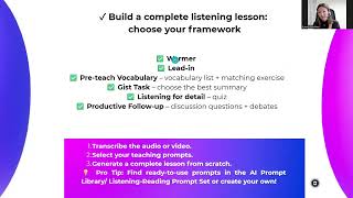 How to build a listening lesson from scratch from YouTube videos/audio screenshot 1