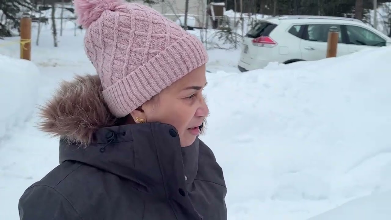 Playing in the snow with my apo 🇨🇦🇨🇦