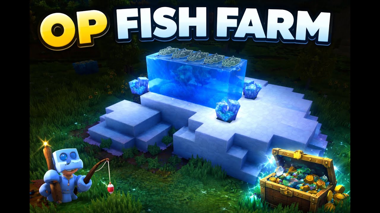 Hytale Build Guide - Simple Fish Farm That Actually Works