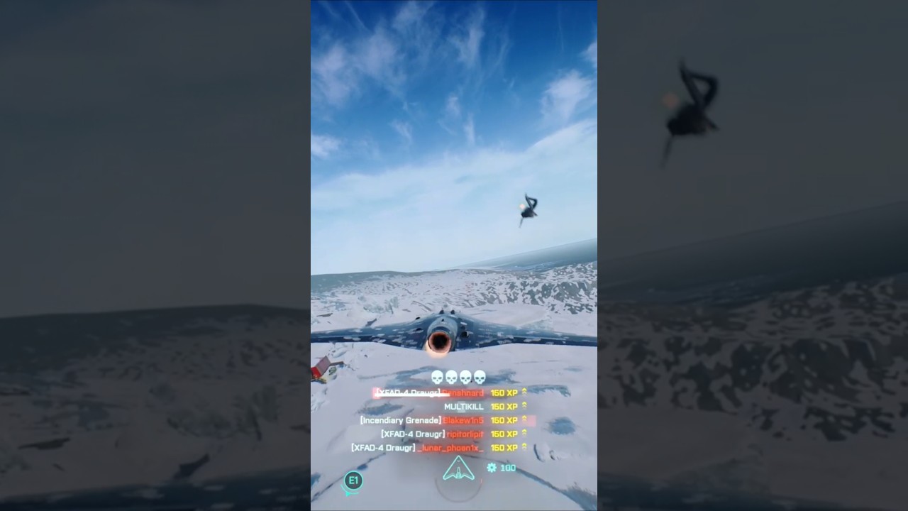 Skydiver SMOKED by stealth bomber drone!