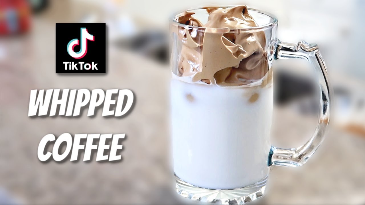 How to Make The Dalgona Whipped Coffee (TikTok Trend) YouTube