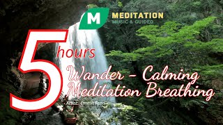 Wander | Meditation sleep breathing | Meditation Breathing Sounds for Sleep 5 hours