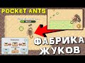 ФАБРИКА ЖУКОВ- Pocket Ants: Симулятор Колонии