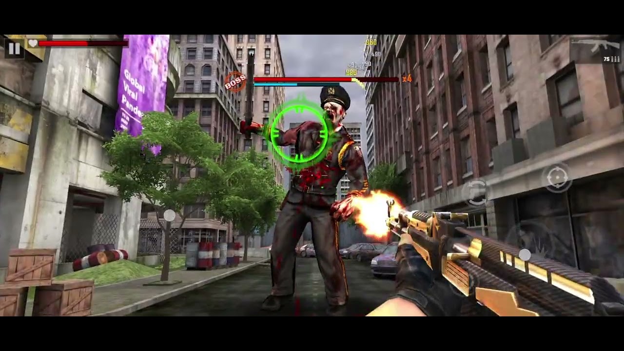 Zombie fire 3D big monster 💀 fighting sam gameing 🎯