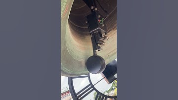 Thumbnail of Westminster chime with 3 ton bell hour strike #bells #churchbells #technician #carillon