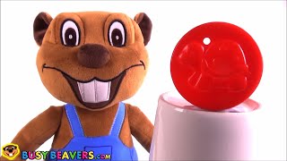 Playdoh Shapes Surprise Red Circle Busy Beavers Remixed & Remade