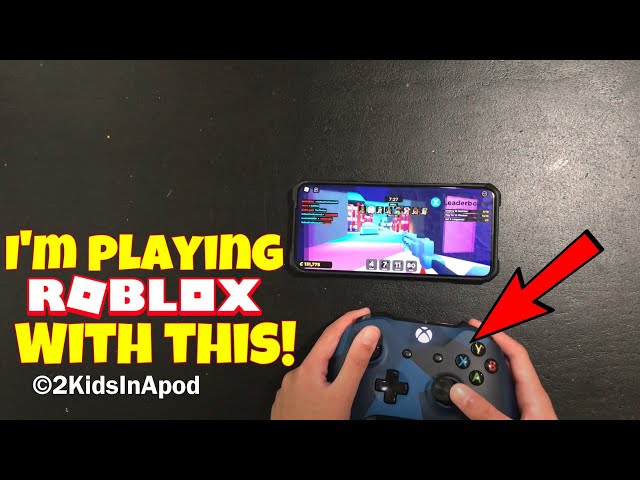 Playing ROBLOX JAILBREAK with a PS4 CONTROLLER (Roblox Mobile) 