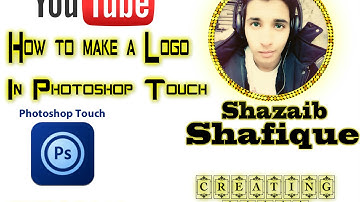 How to make a simple  logo with photoshop Touch  [ Ios/Android ] (2016)