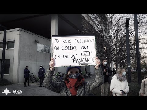 #STRASBOURG 20/01/2021 • LES ÉTUDIANTS MANIFESTENT