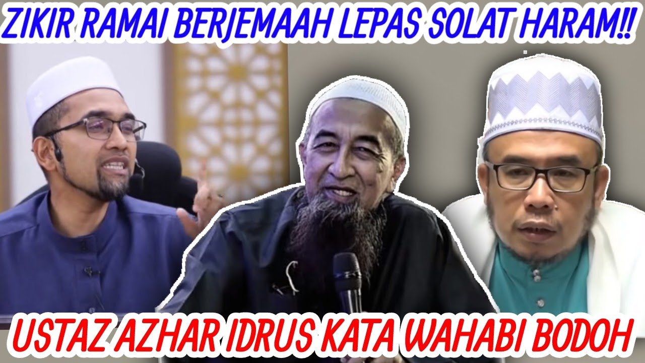 TAK GUNA GELAR DOKTOR KALO BODOH! BERANI BETUL USTAZ AZHAR KECAM WAHABI SEPERTI INI!? BACA 