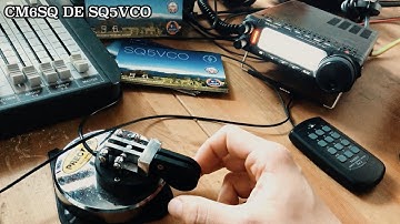 Short CW QSO with Cuba on 21 Mhz | CM6SQ de SQ5VCO