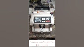 Currency counting machine Value counter and fake note detector #Shorts