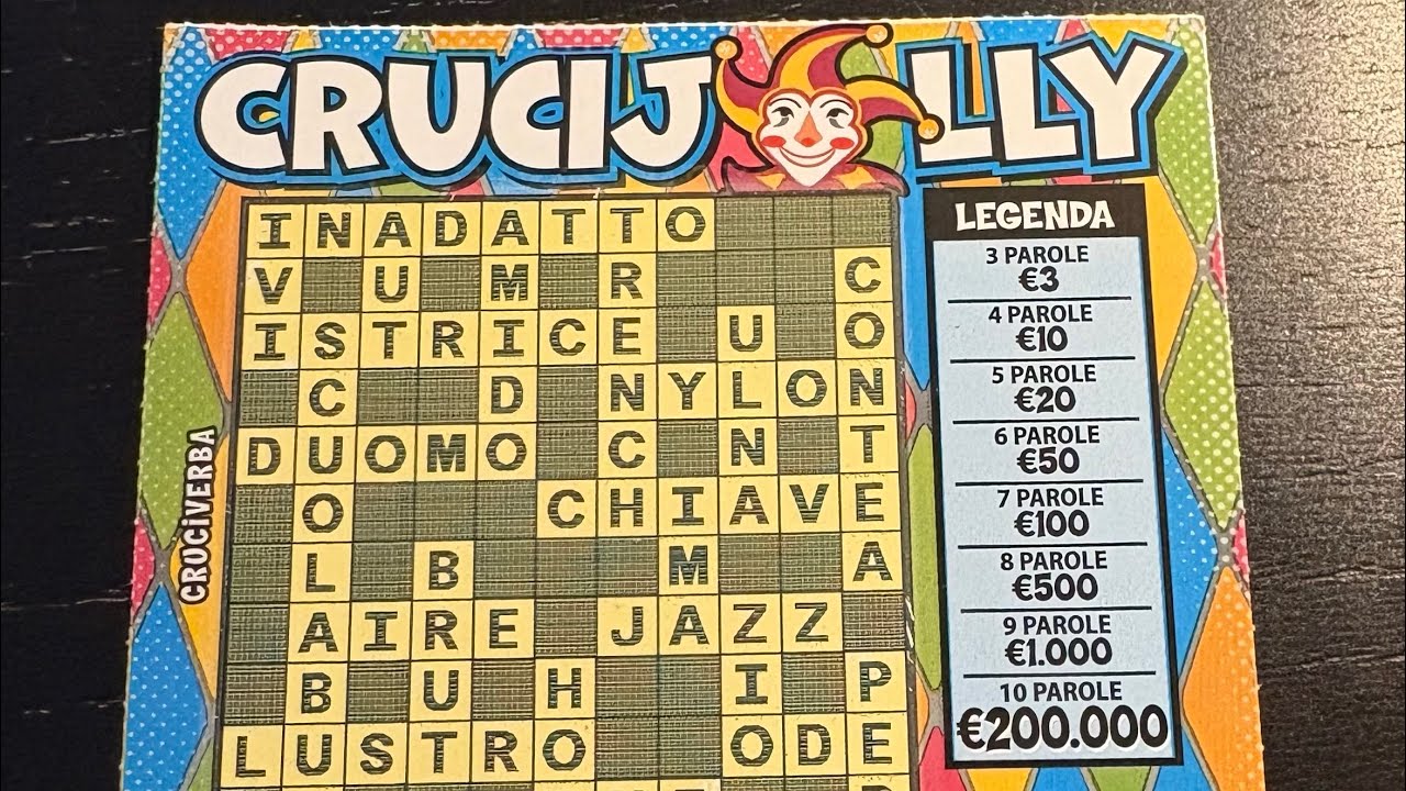 UN ALTRO CRUCIJOLLY🍀 CI FARÀ VINCERE? #grattaevinci