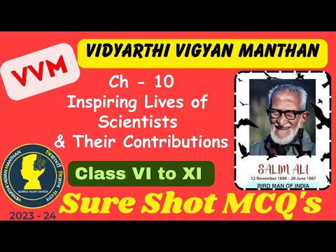 Ch-10 Inspiring Lives of Scientists | Salim Ali | VVM | Vidyarthi Vigyan Manthan Exam