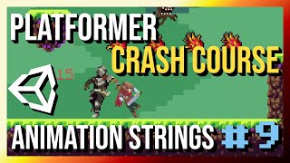 Managing Animator Parameters with Static Strings - 2D Platformer Crash Course in Unity 2022 (Part 9)
