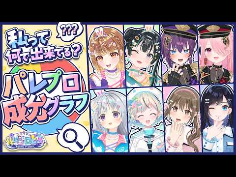 私って何で出来てる？パレプロ成分グラフ!! 【 #パレプロEX 】