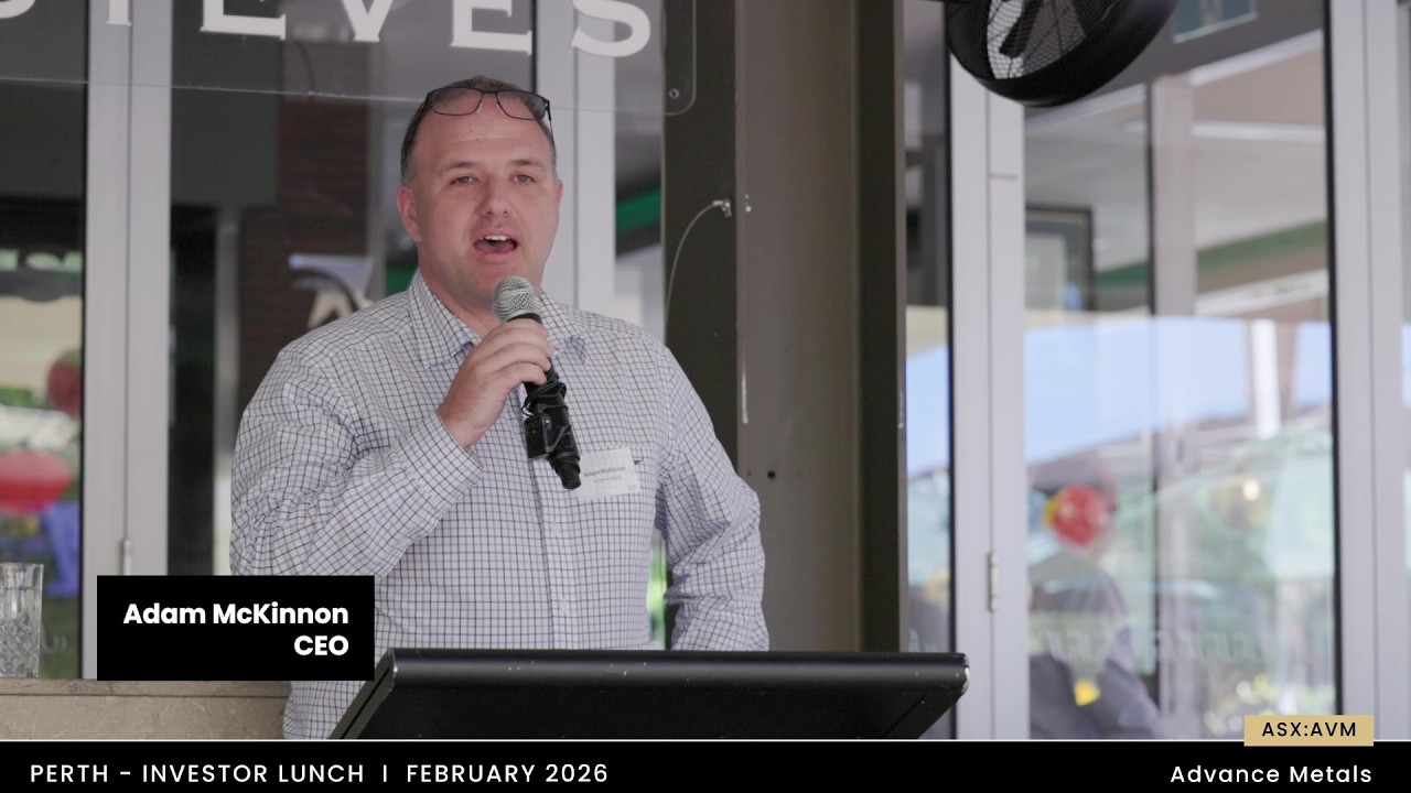 Advance Metals (ASX:AVM) - Perth Investor Lunch - February 2026 - YouTube