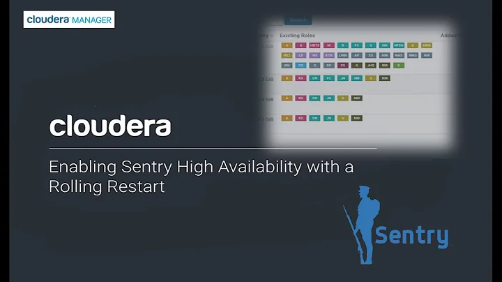 Enabling Apache Sentry High Availability with a Rolling Restart