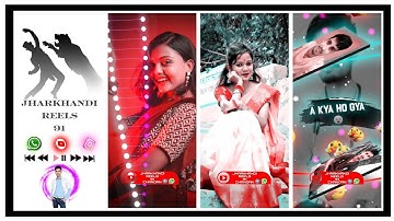 New vireal Layric Video editing alightmition🌹 remix dj song Khortah nagpuri bhojpuri song video edit