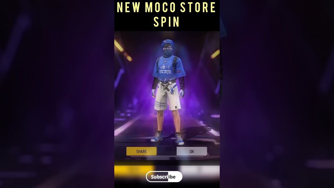 FREE FIRE NEW SHINJUKU INFLUENCER MOCO STORE SPIN| NEW MOCO STORE IN FREE FIRE| GARENA FREE FIRE|HGZ