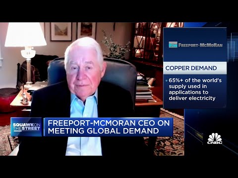 Copper demand will continue to boom: Freeport McMoran CEO