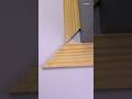 One-Line Fix for Different-Width Board Corners #woodworking #carpentry #woodworkingtips #shorts