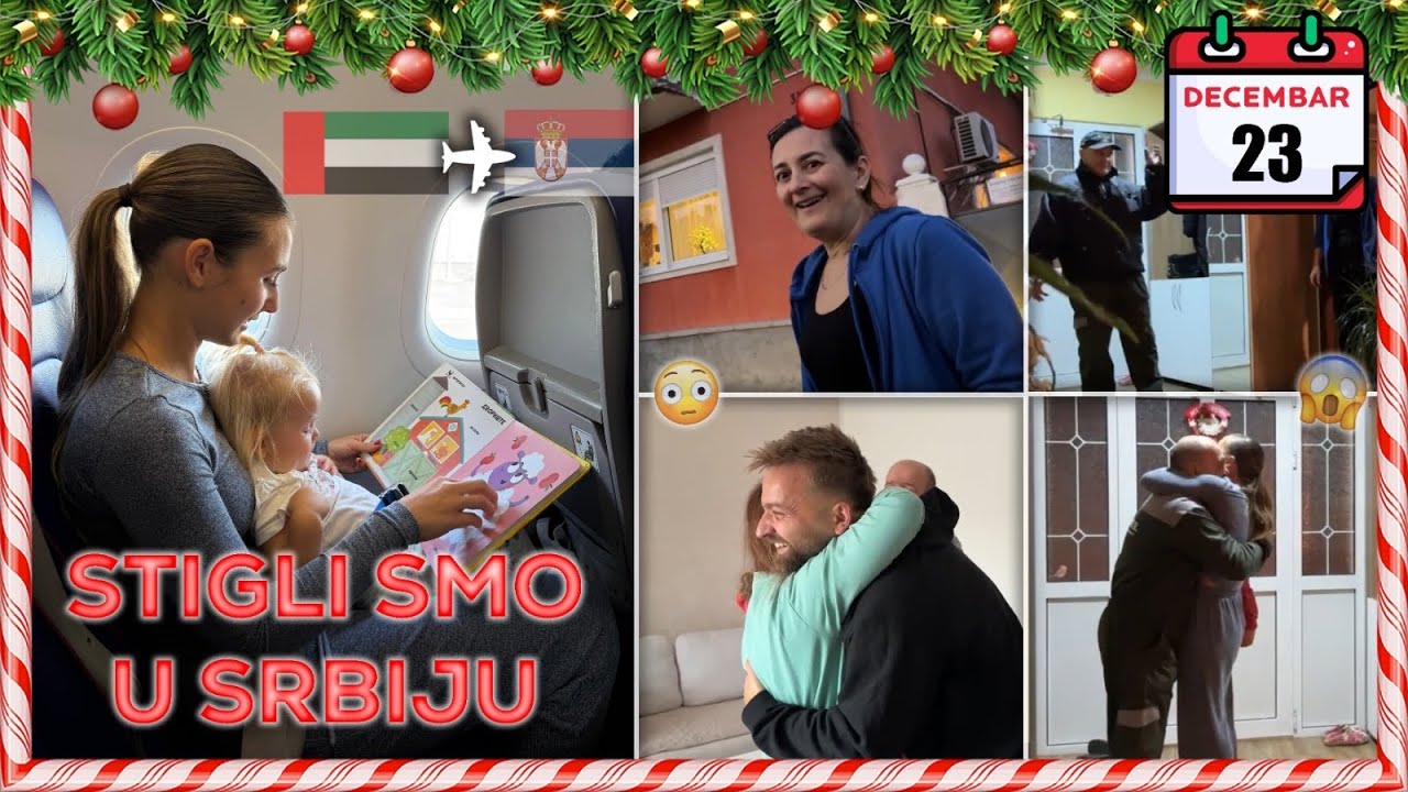 VLOGMAS dan 23- STIGLI SMO U SRBIJU *iznenadili smo roditelje* ❤️🎄