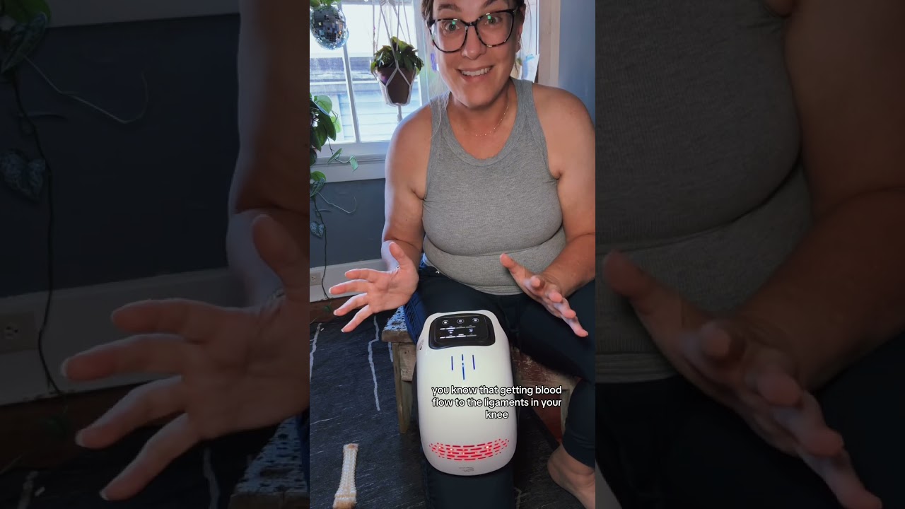Этот массажер для коленей использует инфракрасный свет, лазер, вибрацию и тепло, чтобы обеспечить...