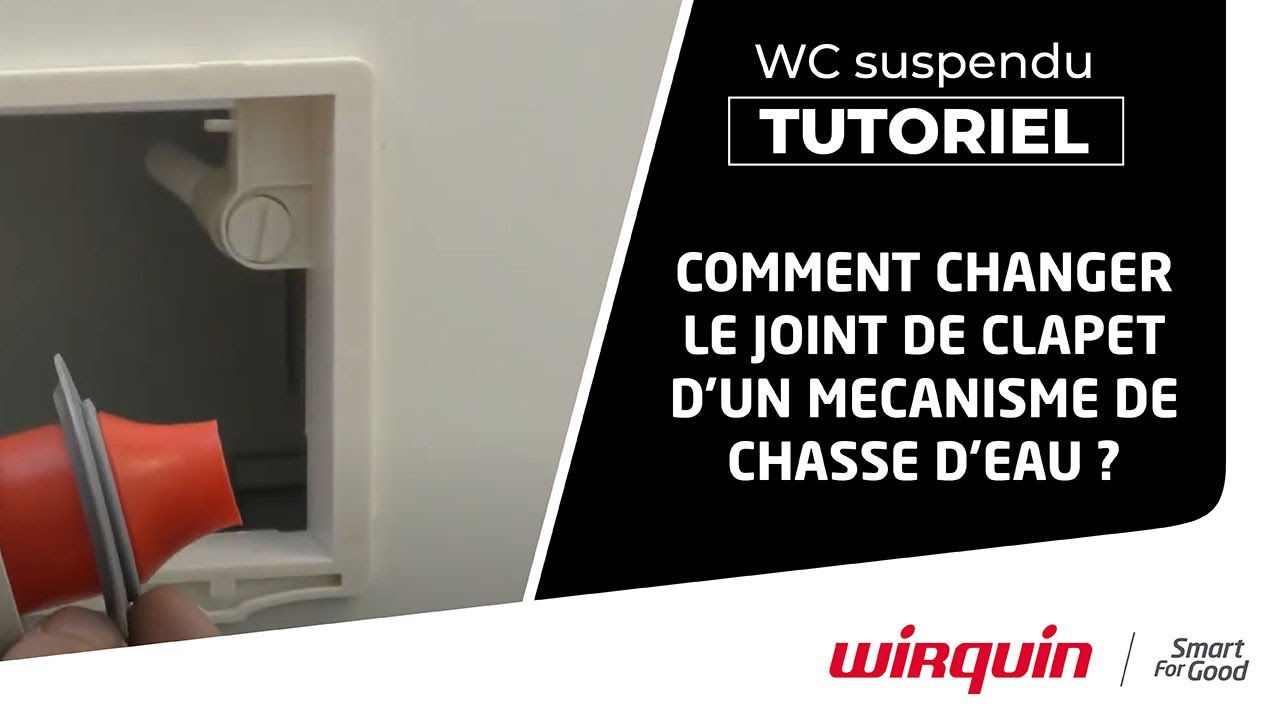 Comment remplacer un joint de chasse d'eau ?