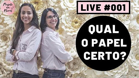 Qual o papel usado para fazer flores gigantes?
