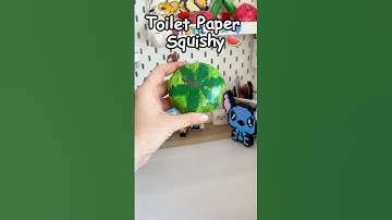 Easy DIY Toilet Paper Squishy Anyone Can Make! #squishy #squishies #diysquishy #papersquishy