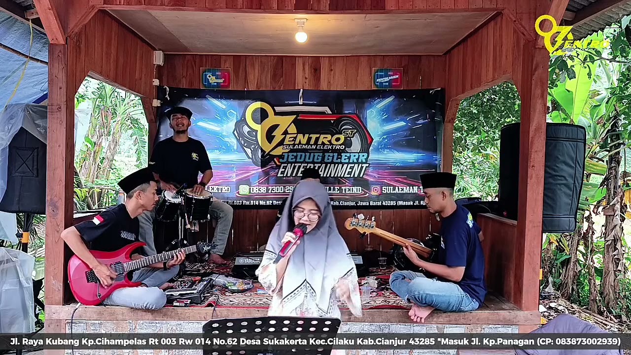 Cinta berpayung bulan (cover) / dangdut semi / sound system sentro / entertainment