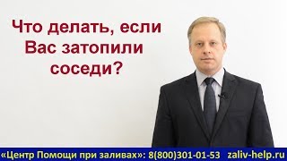 Затопили соседи сверху. Что делать? Куда обращаться? Как получить деньги?