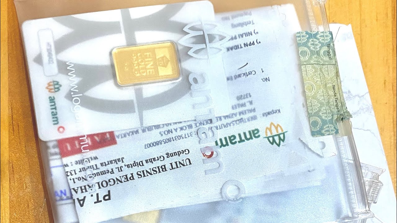 Unboxing Emas Antam 5 gr Cetakan Terbaru 2024