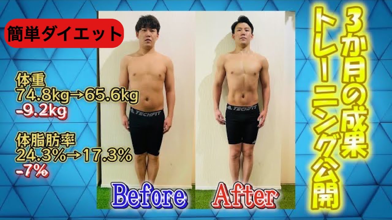 ダイエット】【トレーニング】おたけがどうやって痩せたかトレーニング