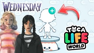 WEDNESDAY VS ENID DORM BEDROOM MAKEOVER FROM NETFLIX 🌈🖤 || TOCA BOCA LIFE STORY screenshot 3