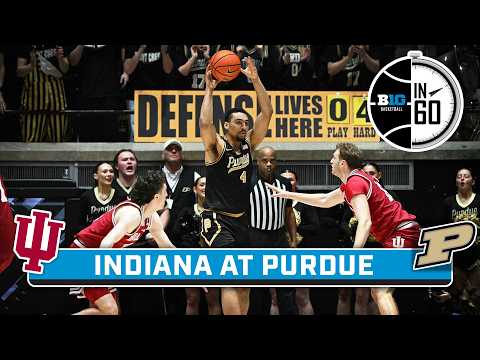 Indiana at Purdue | Feb. 20, 2026 | B1G Basketball in 60