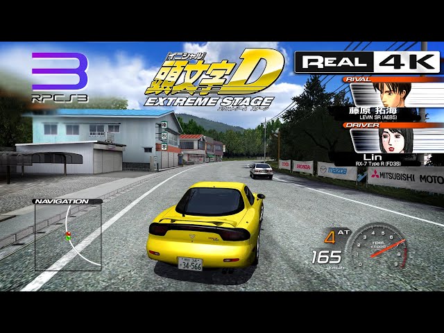 RPCS3 - Initial D Extreme Stage (Tutorial) and 2 rounds 