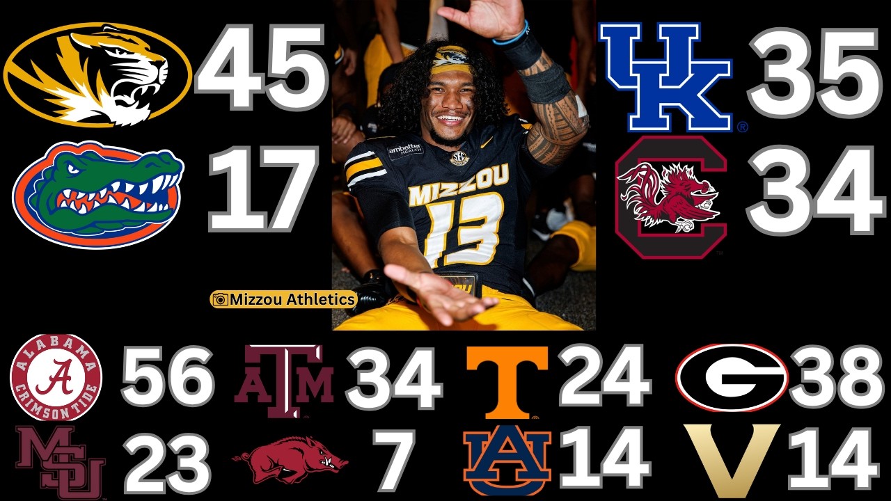 Week 5 SEC Recap: Mizzou & Kentucky Earn HUGE Wins, Bama SEC's Best Team?