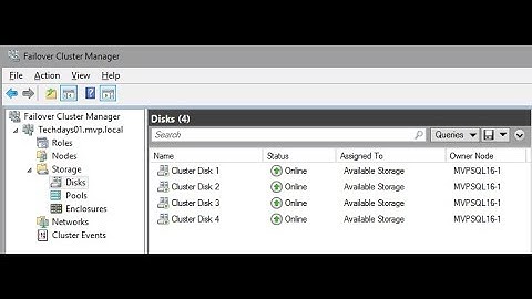 ms server 2016 fail over cluster setup overview