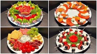 SNACK PLATE for your guests! 4 options for beautiful serving of cheeses and meats for the holiday! by Lecker mit Nicole 18,772 views 2 months ago 9 minutes, 7 seconds