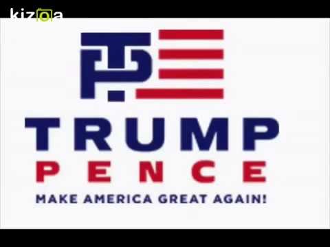 Trump Pence 2016 animated logo - true meaning behind the logo - YouTube