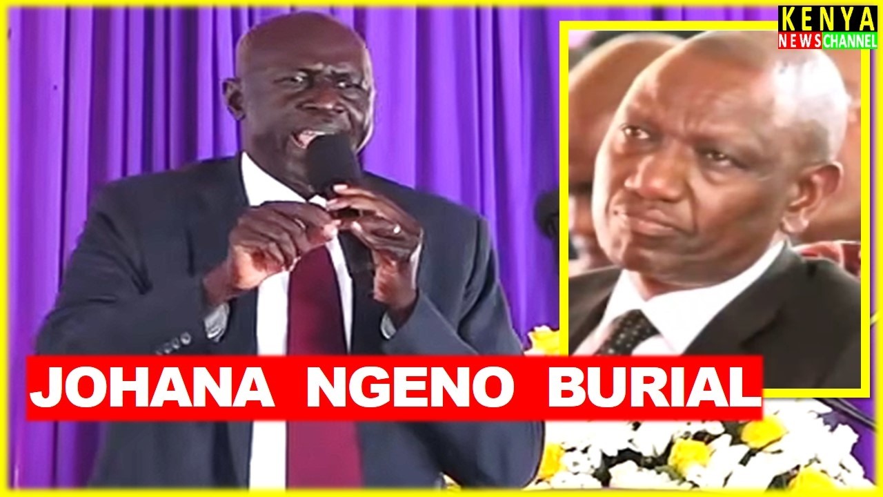 Listen to the Powerful Sermon by this Bishop in front of Ruto at Johana Ngeno burial Emurua Dikirr