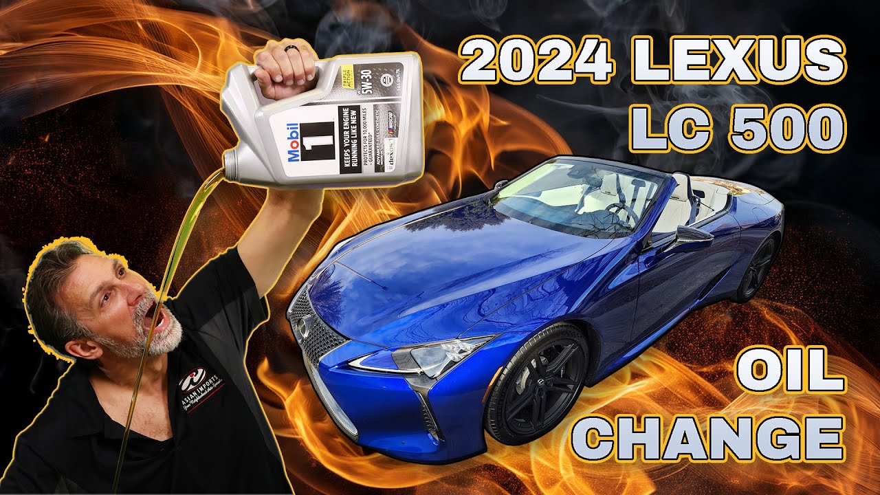 Watch This Before Servicing Your Lexus LC 500 | Full Oil Change Guide