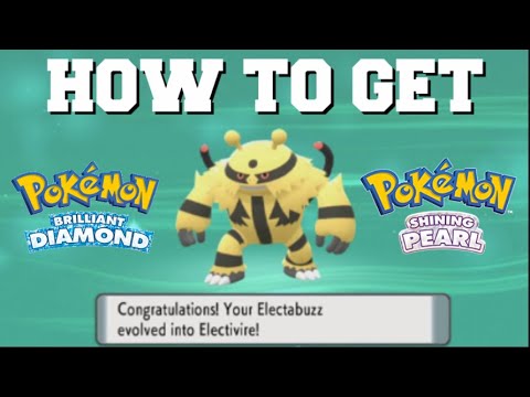 HOW TO EVOLVE ELECTABUZZ INTO ELECTIVIRE IN POKEMON BRILLIANT DIAMOND AND SHINING PEARL!