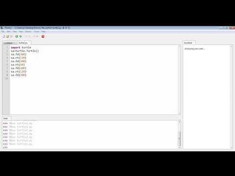how to make parallelogram on thonny software using python language ...