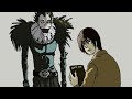 Light and Ryuk Speed drawing from Death Note + Potato chips audio