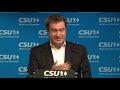 Söder äußert sich nach Beratungen des CSU-Präsidiums zur K-Frage