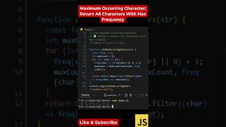 #129 Most Frequent Characters (All Ties) | JS Trick Most People Skip
