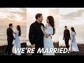 We're married! sunset beach proposal, grwm and bts of our engagement photoshoot!